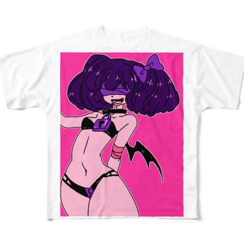 サキュバスちゃん All-Over Print T-Shirt