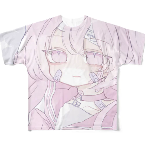 てんしになれない フルグラフィックTシャツ