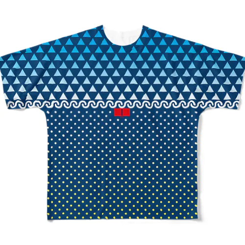 芝浜 フルグラフィックTシャツ