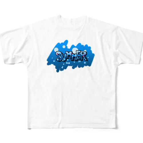 SUMMER(GRAFFITI) All-Over Print T-Shirt