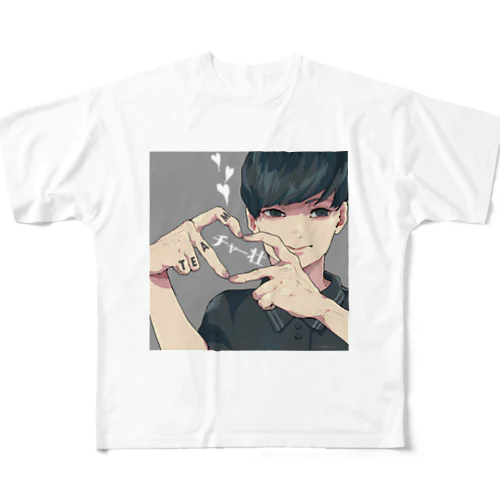 チャー壮 All-Over Print T-Shirt