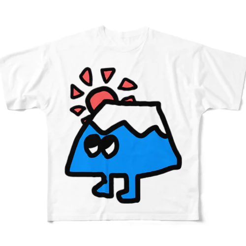 まうんとふじさん All-Over Print T-Shirt