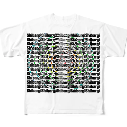 ぐるぐるしばーぎー All-Over Print T-Shirt