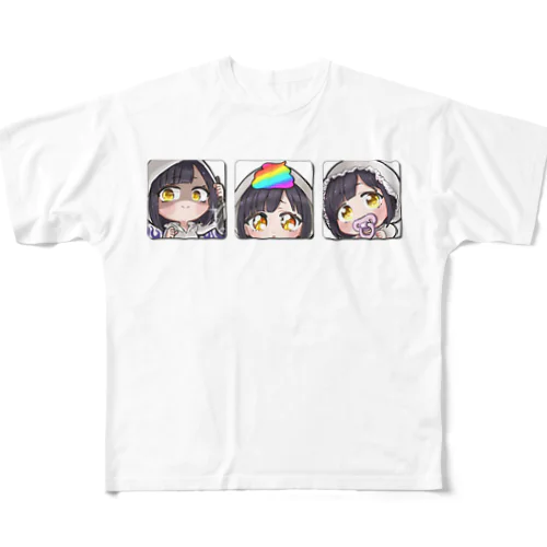 KUB フルグラフィックTシャツ