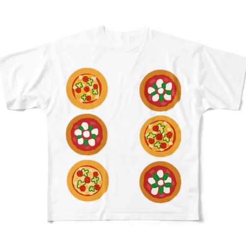 ピザパーティ All-Over Print T-Shirt