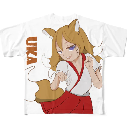 うかT All-Over Print T-Shirt