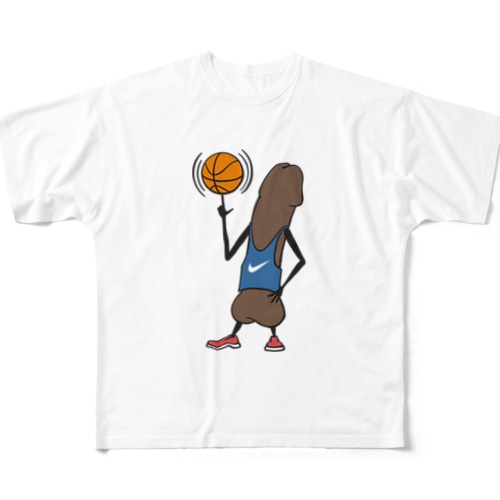 Eddie Funky Dick - Basketball All-Over Print T-Shirt