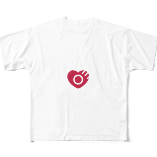 RED HEART! All-Over Print T-Shirt