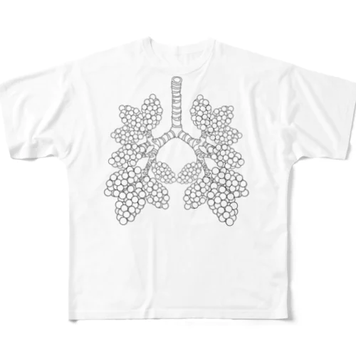 肺胞 フルグラフィックTシャツ