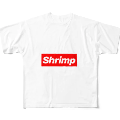 Shrimp フルグラフィックTシャツ