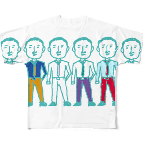 スーツさん All-Over Print T-Shirt