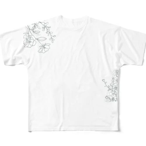 ふらわぁー All-Over Print T-Shirt