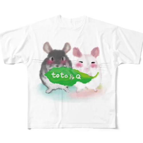 フォロワー様専用トトandQ フルグラフィックTシャツ