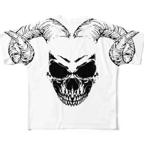 悪魔 All-Over Print T-Shirt