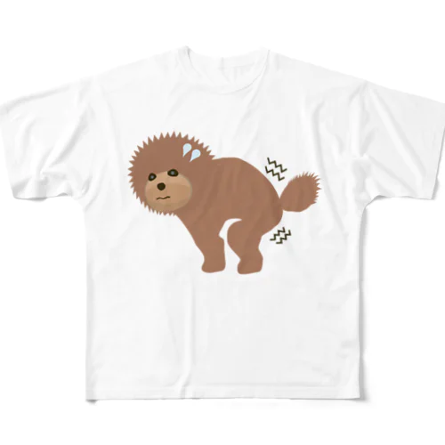 日常の犬 All-Over Print T-Shirt