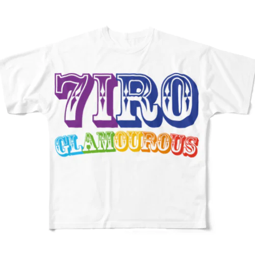 7IRO GLAMOUROUSフルグラフィック フルグラフィックTシャツ