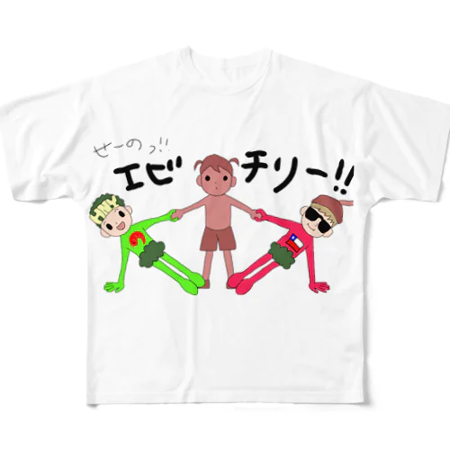 シュリチリ フルグラフィックTシャツ