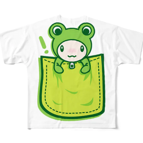 Frog_in_the_Pocket フルグラフィックTシャツ