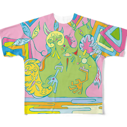 ibashiyo T 007 All-Over Print T-Shirt