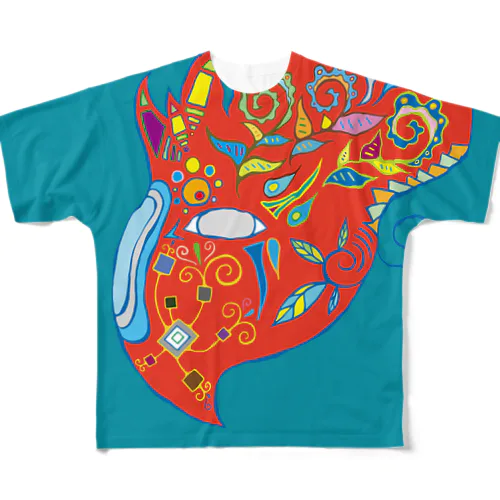 ibashiyo T 012 All-Over Print T-Shirt