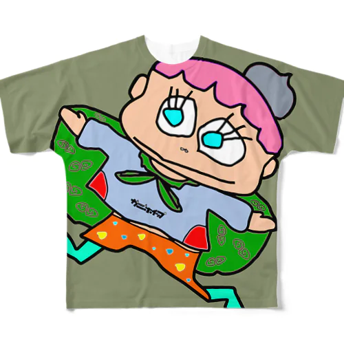 風呂敷忍者 フルグラフィックTシャツ