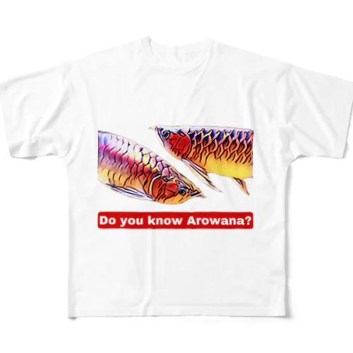 アロワナって知ってる？　by RA フルグラフィックTシャツ
