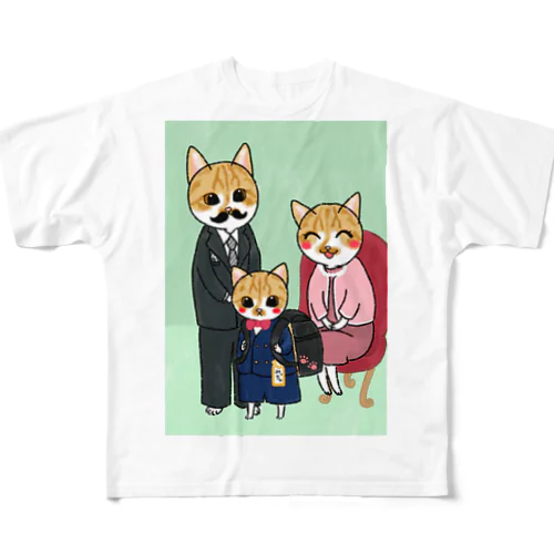 みっちゃの入学祝い フルグラフィックTシャツ