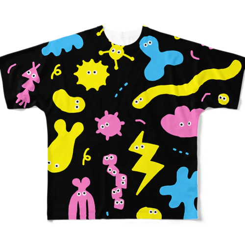 うにょうにょ All-Over Print T-Shirt