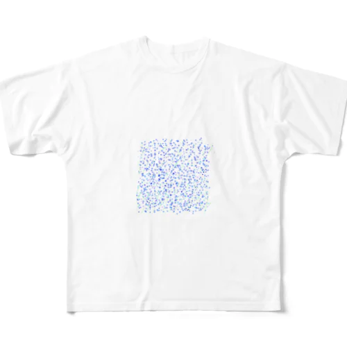 五月のネモフィラ All-Over Print T-Shirt