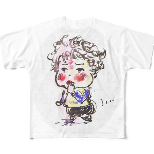 トコトコさっち。(ノーマルバージョン) All-Over Print T-Shirt