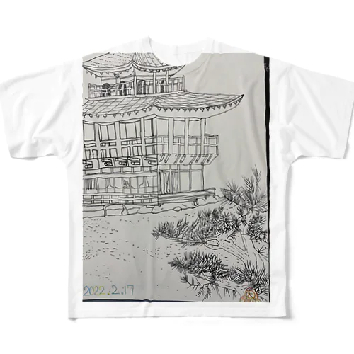 金閣寺 All-Over Print T-Shirt