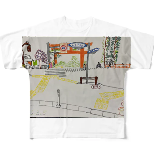 京都京セラ美術館 フルグラフィックTシャツ