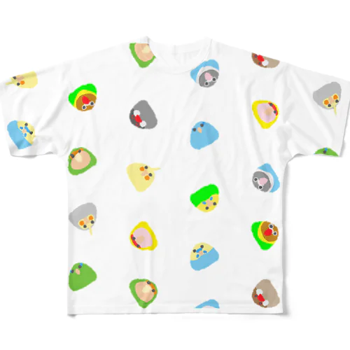 イロトリドリ All-Over Print T-Shirt