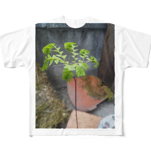 クジャクシダ All-Over Print T-Shirt