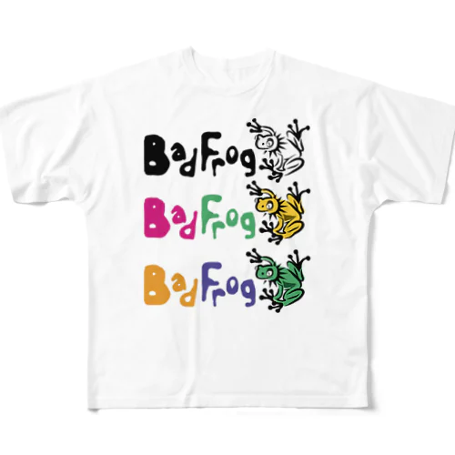Badfrogシャツ3 All-Over Print T-Shirt