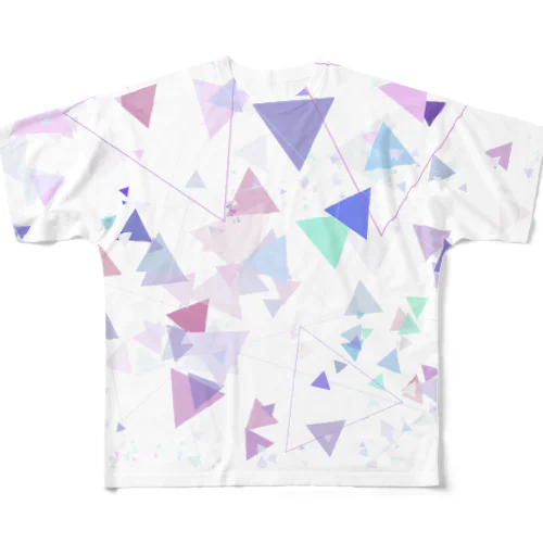 トライアングル All-Over Print T-Shirt