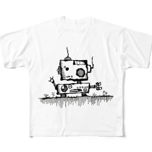 JUNK ROBOT フルグラフィックTシャツ
