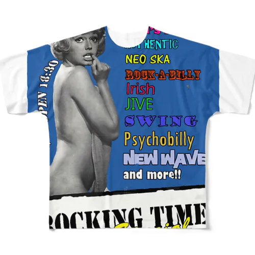 R ocking T ime フルグラフィックTシャツ