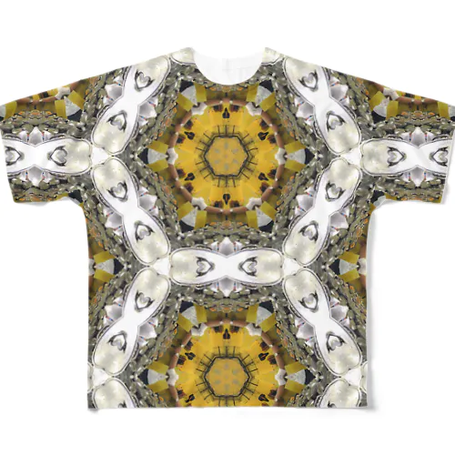 チープなレストランのゴージャスな総柄 All-Over Print T-Shirt