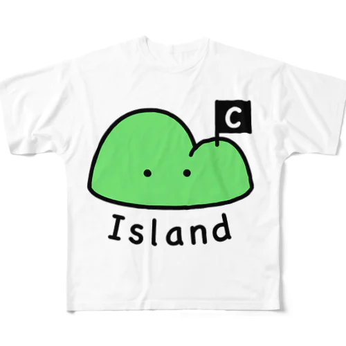Islandアイコン All-Over Print T-Shirt