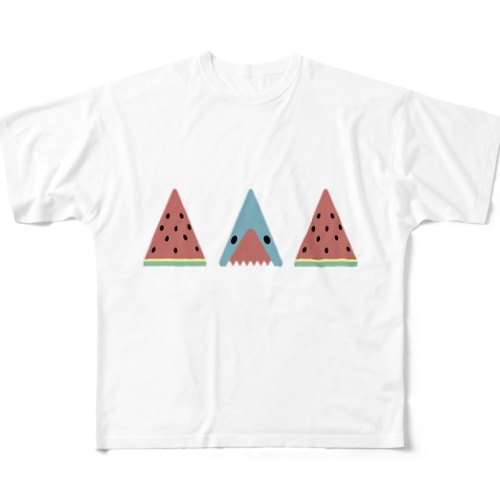 トライアングル-summer All-Over Print T-Shirt