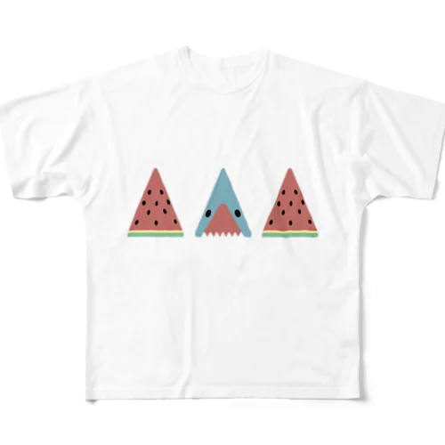 トライアングル-summer All-Over Print T-Shirt