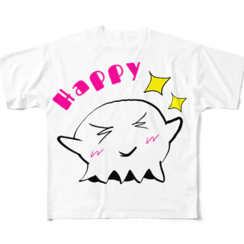 幸せいっぱい SPURO All-Over Print T-Shirt