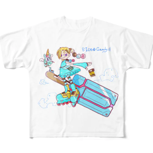 魔法少女アイス☆キャンディ フルグラフィックTシャツ