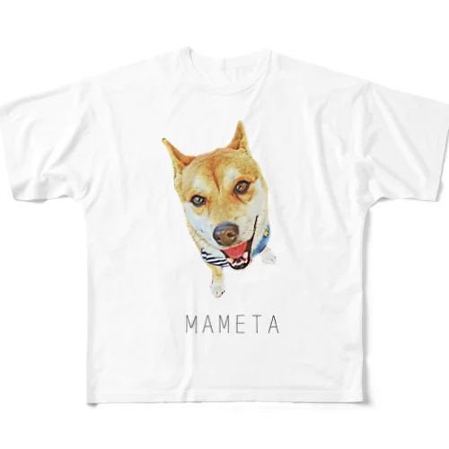 まめた🐕 フルグラフィックTシャツ