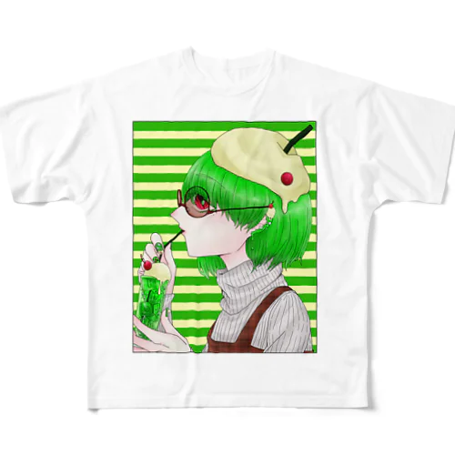 身も心も All-Over Print T-Shirt