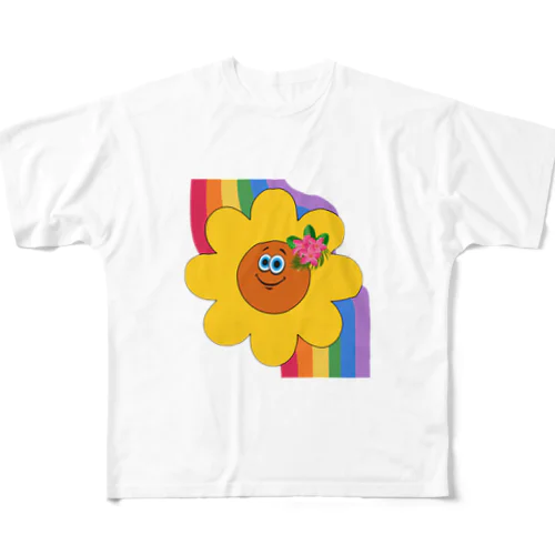 ハワイアンニコちゃん All-Over Print T-Shirt