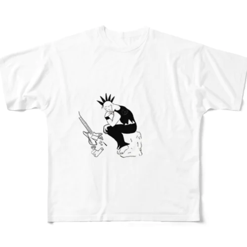 Thinking punks フルグラフィックTシャツ
