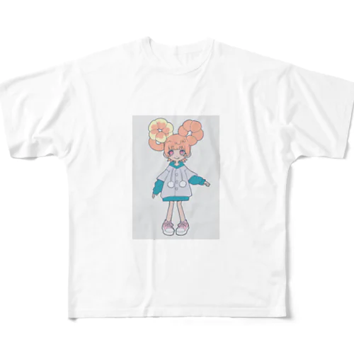 ハッピーちゃん All-Over Print T-Shirt