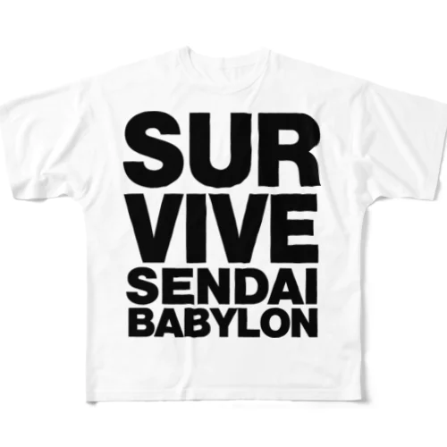 SURVIVESENDAIBABYLON フルグラフィックTシャツ